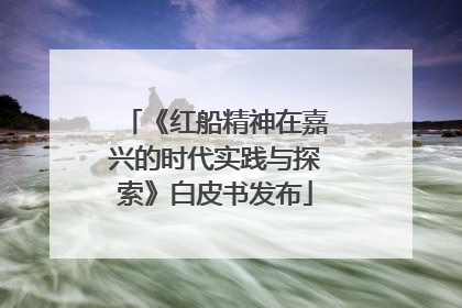 《红船精神在嘉兴的时代实践与探索》白皮书发布
