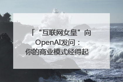 “互联网女皇”向OpenAI发问：你的商业模式经得起价格战考验么？