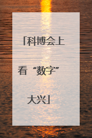 科博会上看“数字”大兴