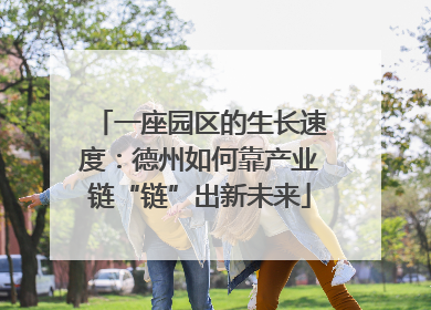 一座园区的生长速度：德州如何靠产业链“链”出新未来