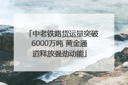 中老铁路货运量突破6000万吨 黄金通道释放强劲动能