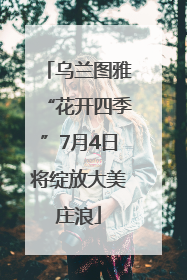 乌兰图雅“花开四季”7月4日将绽放大美庄浪