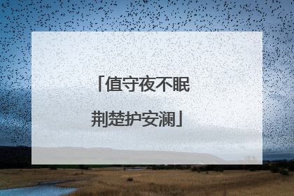 值守夜不眠 荆楚护安澜