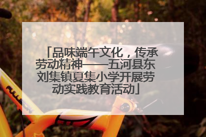 品味端午文化，传承劳动精神——五河县东刘集镇夏集小学开展劳动实践教育活动