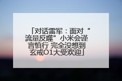 对话雷军：面对“流量反噬”小米会谨言慎行 完全没想到玄戒O1大受欢迎