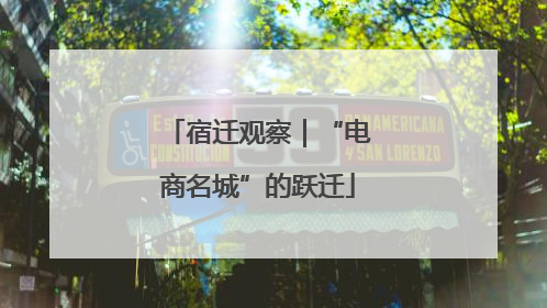 宿迁观察｜“电商名城”的跃迁