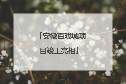 安徽百戏城项目竣工亮相