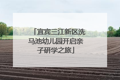 宜宾三江新区洗马池幼儿园开启亲子研学之旅
