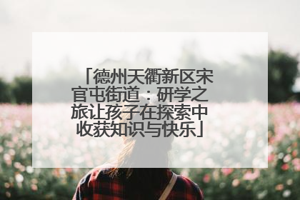 德州天衢新区宋官屯街道：研学之旅让孩子在探索中收获知识与快乐