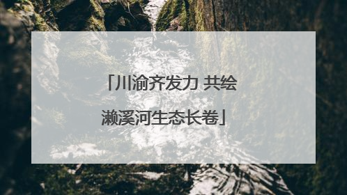 川渝齐发力 共绘濑溪河生态长卷