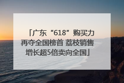 广东“618”购买力再夺全国榜首 荔枝销售增长超5倍卖向全国
