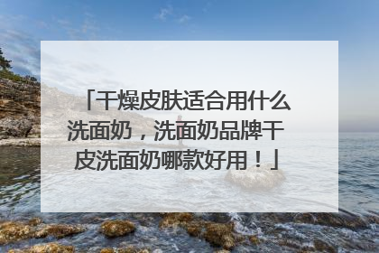 干燥皮肤适合用什么洗面奶，洗面奶品牌干皮洗面奶哪款好用！
