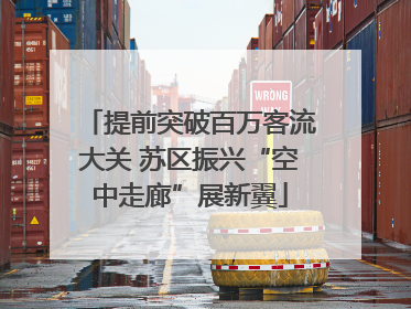 提前突破百万客流大关 苏区振兴“空中走廊”展新翼