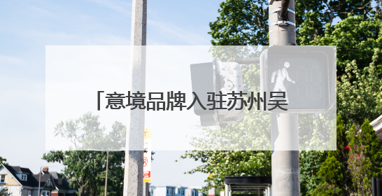意境品牌入驻苏州吴江震泽古镇，“震泽四宝”对外发布！