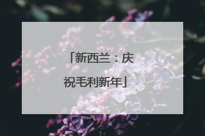 新西兰：庆祝毛利新年