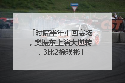时隔半年重回赛场，樊振东上演大逆转，3比2徐瑛彬