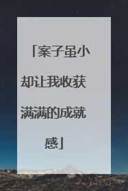 案子虽小却让我收获满满的成就感