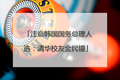 注意韩国国务总理人选：清华校友金民锡