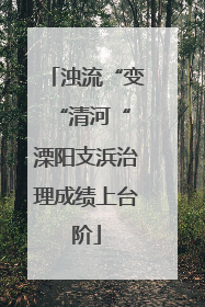 浊流“变“清河“ 溧阳支浜治理成绩上台阶