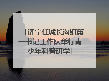 济宁任城长沟镇第一书记工作队举行青少年科普研学