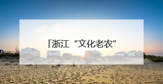 浙江“文化老农”马卫平：在乡村40余年守望传统文化