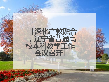 深化产教融合，辽宁省普通高校本科教学工作会议召开