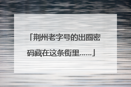 荆州老字号的出圈密码藏在这条街里……