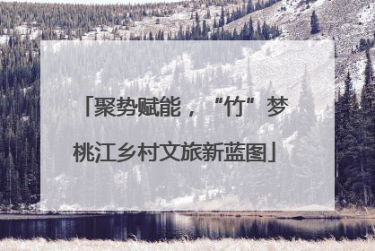 聚势赋能，“竹”梦桃江乡村文旅新蓝图