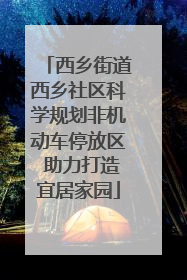 西乡街道西乡社区科学规划非机动车停放区 助力打造宜居家园