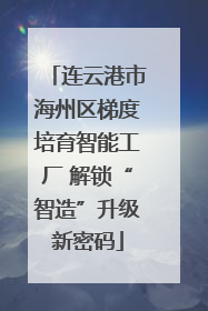 连云港市海州区梯度培育智能工厂 解锁“智造”升级新密码