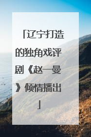 辽宁打造的独角戏评剧《赵一曼》倾情播出