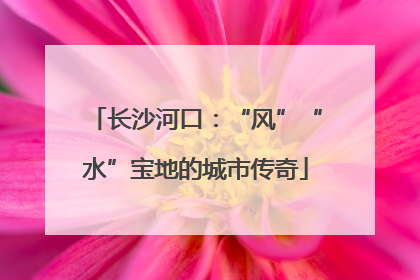 长沙河口：“风”“水”宝地的城市传奇