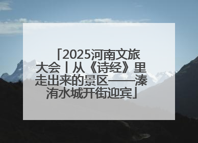 2025河南文旅大会丨从《诗经》里走出来的景区——溱洧水城开街迎宾